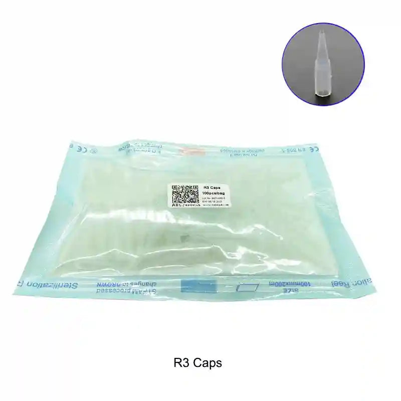 Tidesmit PMU Machine for Permanent Makeup - Precision Lip & Brow Pen Permanent Makeup Machines 100pcs R3 Caps Tidesmit