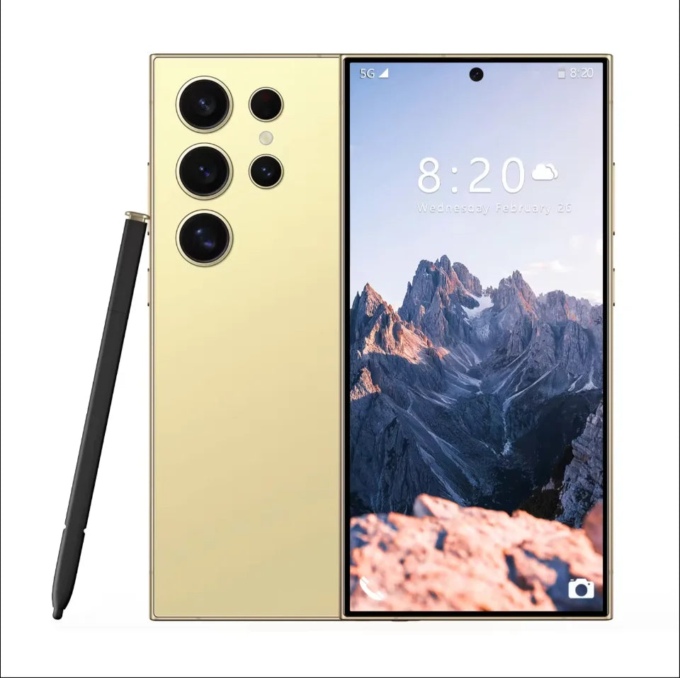 Hot Selling Unlocked 7.3-Inch for Gal Axy S24 Ultra 4G Smartphone 512G Android Phone with 108MP Rear Camera CDMA and LTE Cellula - Tidesmit