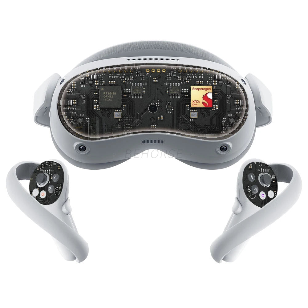 VR Headset Controller Skin Sticker Decal Protective Film Dustproof Scratchproof Stickers VR Accessories for Pico Neo 4 Tidesmit