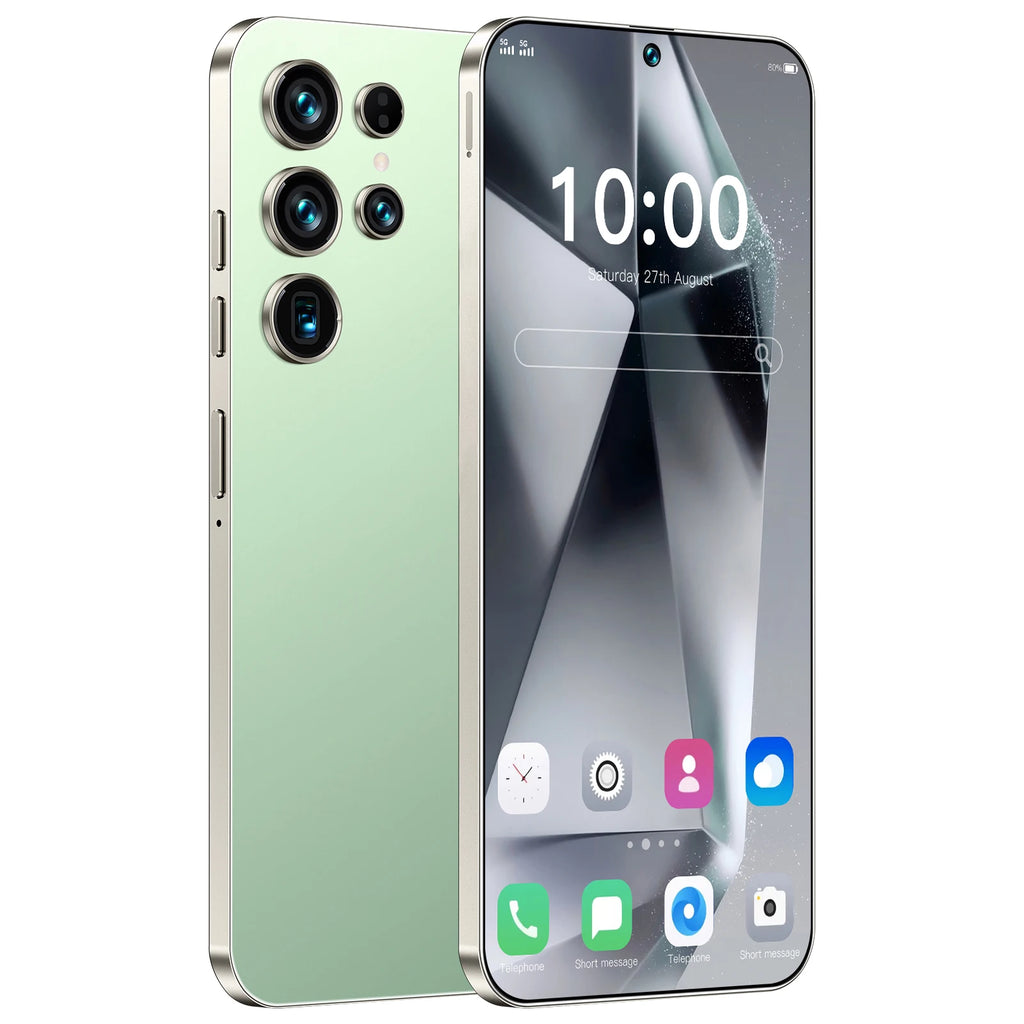 Unlocked S26 ULTRA 5G Mobile Phone 7.3 Inch Screen 108MP Camera 7800mAh Battery Dual Sim 1TB ROM Smart Features - Tidesmit
