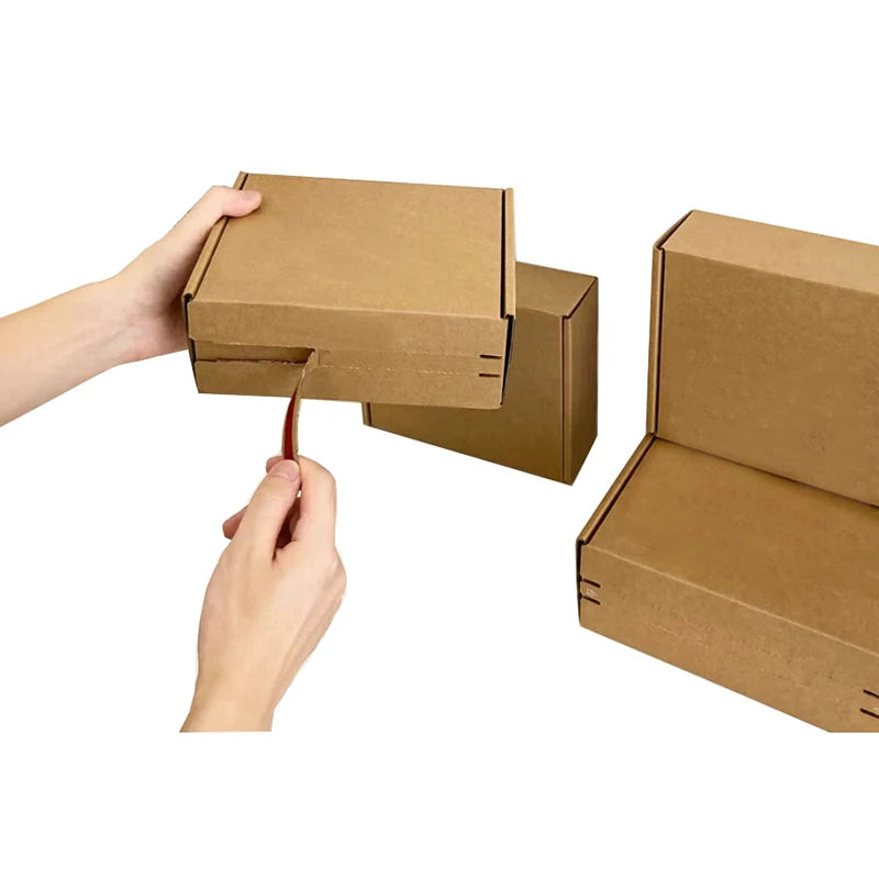 Corrugated Board Box with Tear Strip Manufacturing Custom Black Corrugated Watch Shipping Mailer Glasses Packaging Box