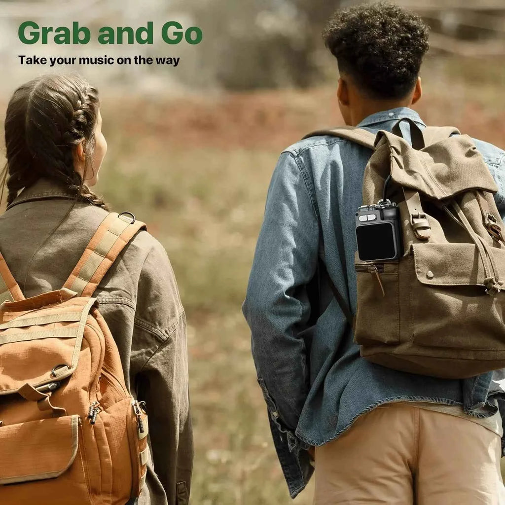 Factory New V8 Portable Mini BT Speaker LED Light Smart Touch Screen Rechargeable Battery Speaker for Outdoor Activity My Store