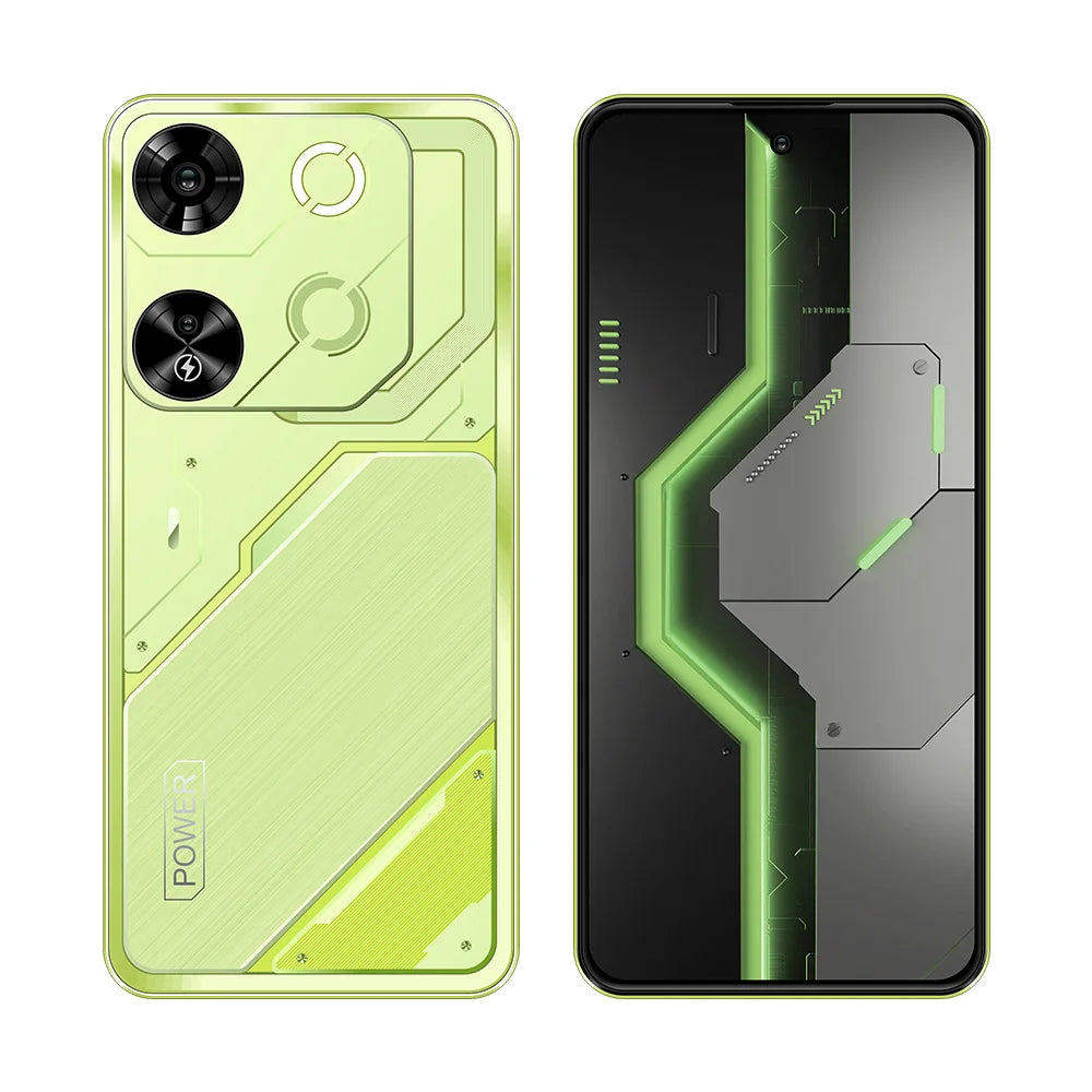 Tidesmit Tecno Pova 7 Pro 5G with 7 inch screen, 8000mAh battery, 1TB storage, and 16GB RAM in shockproof design.