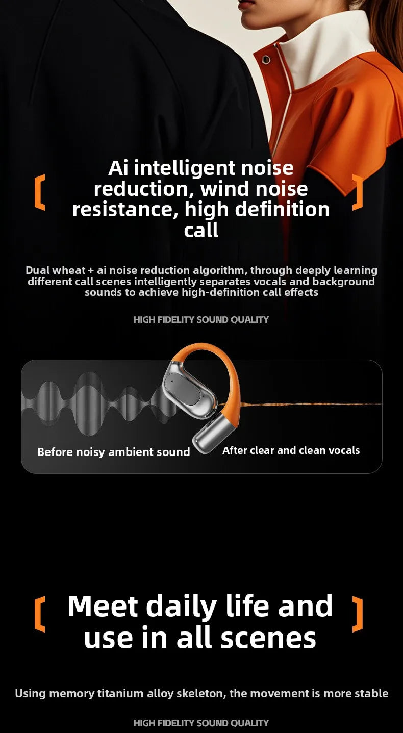 True Wireless Noise Cancelling TWS Earbuds LEDjl Brand's Premium for Bluetooth Earphones & Headphones Tidesmit