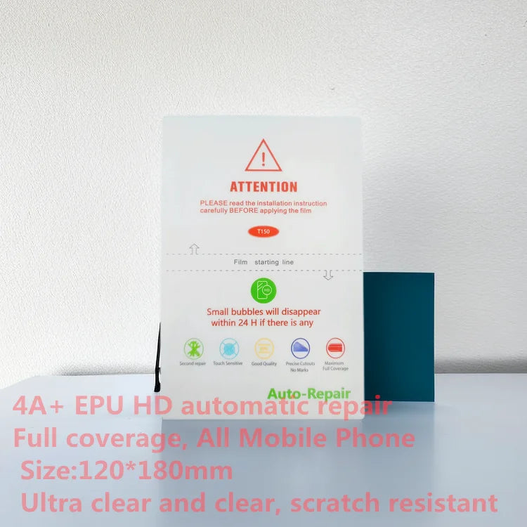 0.35mm Hydrogel TPU Screen Protector for iPhone 13 Max Pro Max & Plus HD Clear Protective Film for Cutting Machine & Camera  (Pack x 20 Units) - Tidesmit