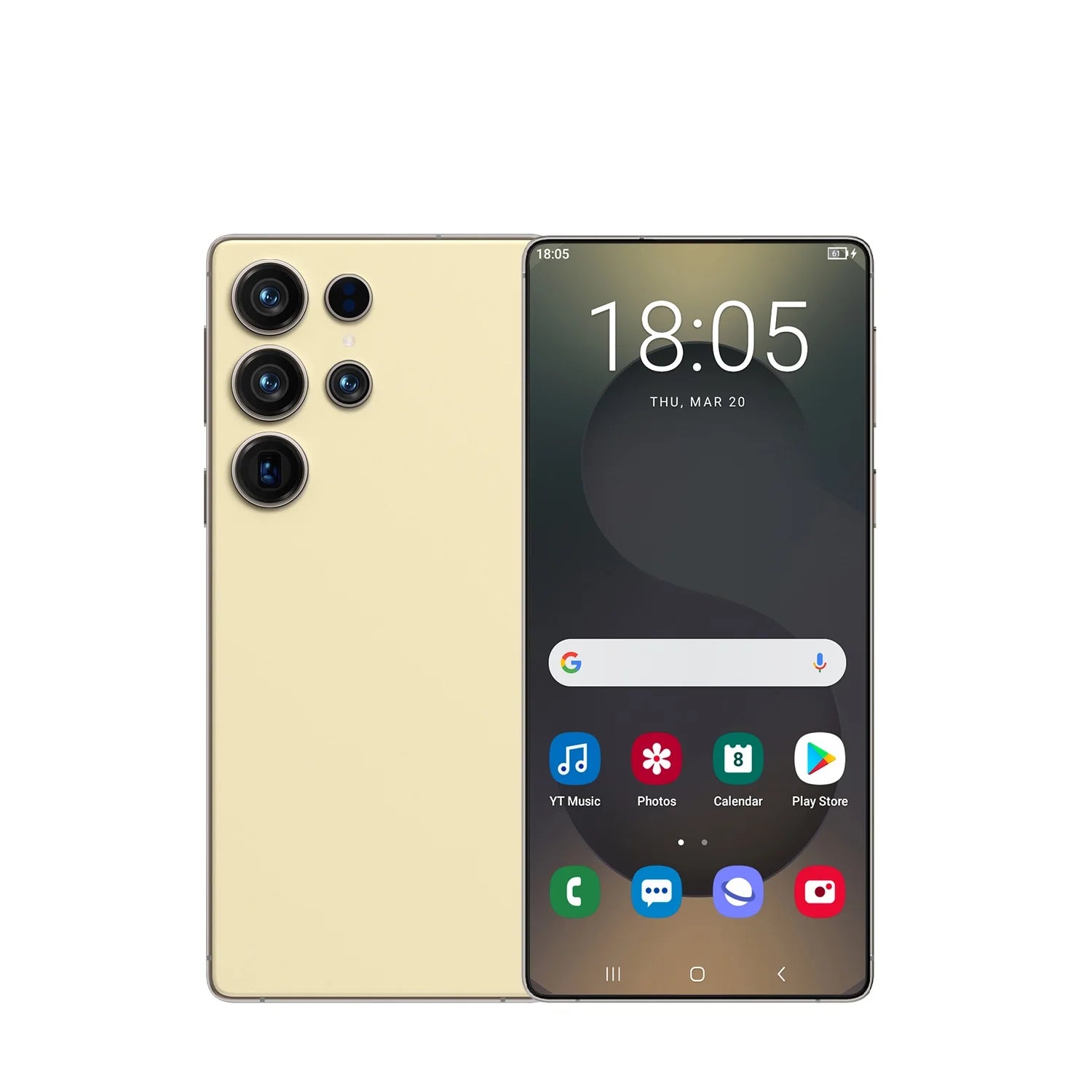 Unlocked 5G Smartphone, 16GB RAM, 1TB Storage, 6.9 Inch AMOLED Display Gold 16g Tidesmit