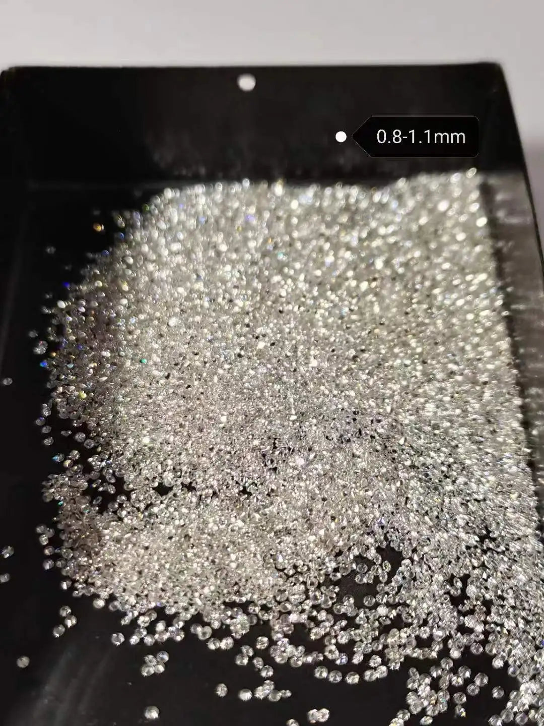Lab Grown Melee Diamond Stones DF 0.01ct Round Cut Hpht Loose Diamonds Precious Gems