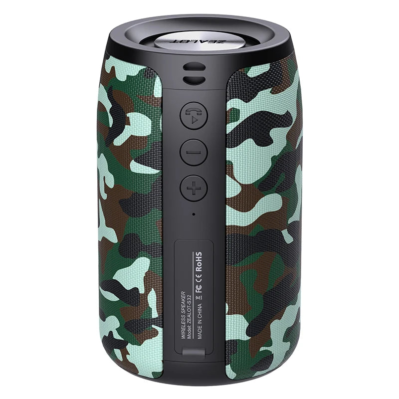 Bluetooth Speaker -High Bass Sound Rechargeable Stereo Party Waterproof Smart Outdoor Mini Wireless Portable Blue Tooth Speaker With Microphone