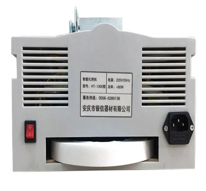 Small 20mm Paper Strapping Banding Machine Banknote/Tags/Cards Bundling Machine Heat Sealing Banding Machine