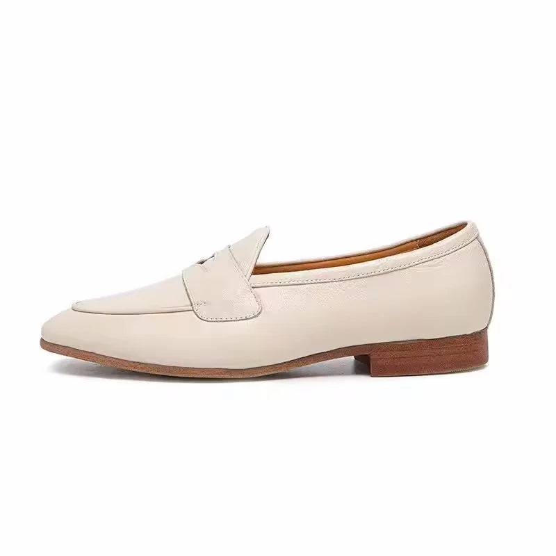 Le Fu Xuan 2024 New Style Fashion Comfortable Men Loafer Shoes Genuine Leather Walking Style Shoes for  Men's