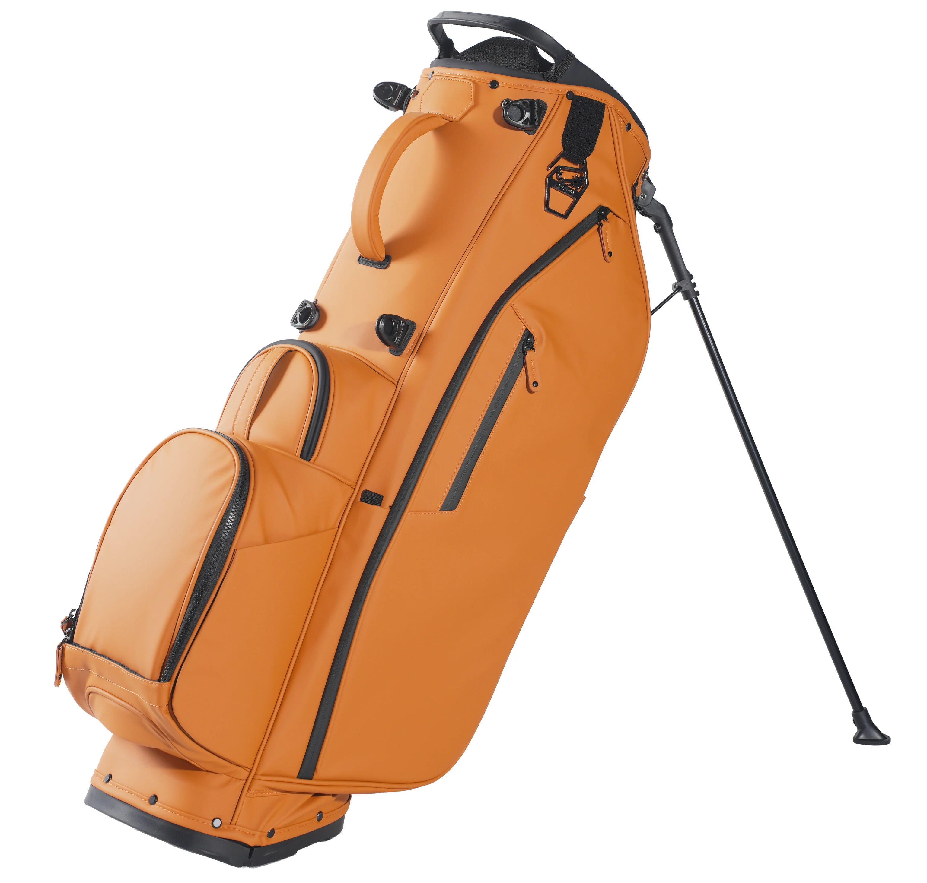 JBoss Golf Waterproof Full Length 14 Ways Brown Navy Blue Divider Magnetic Pocket Fast Delivery Golf Stand Bag