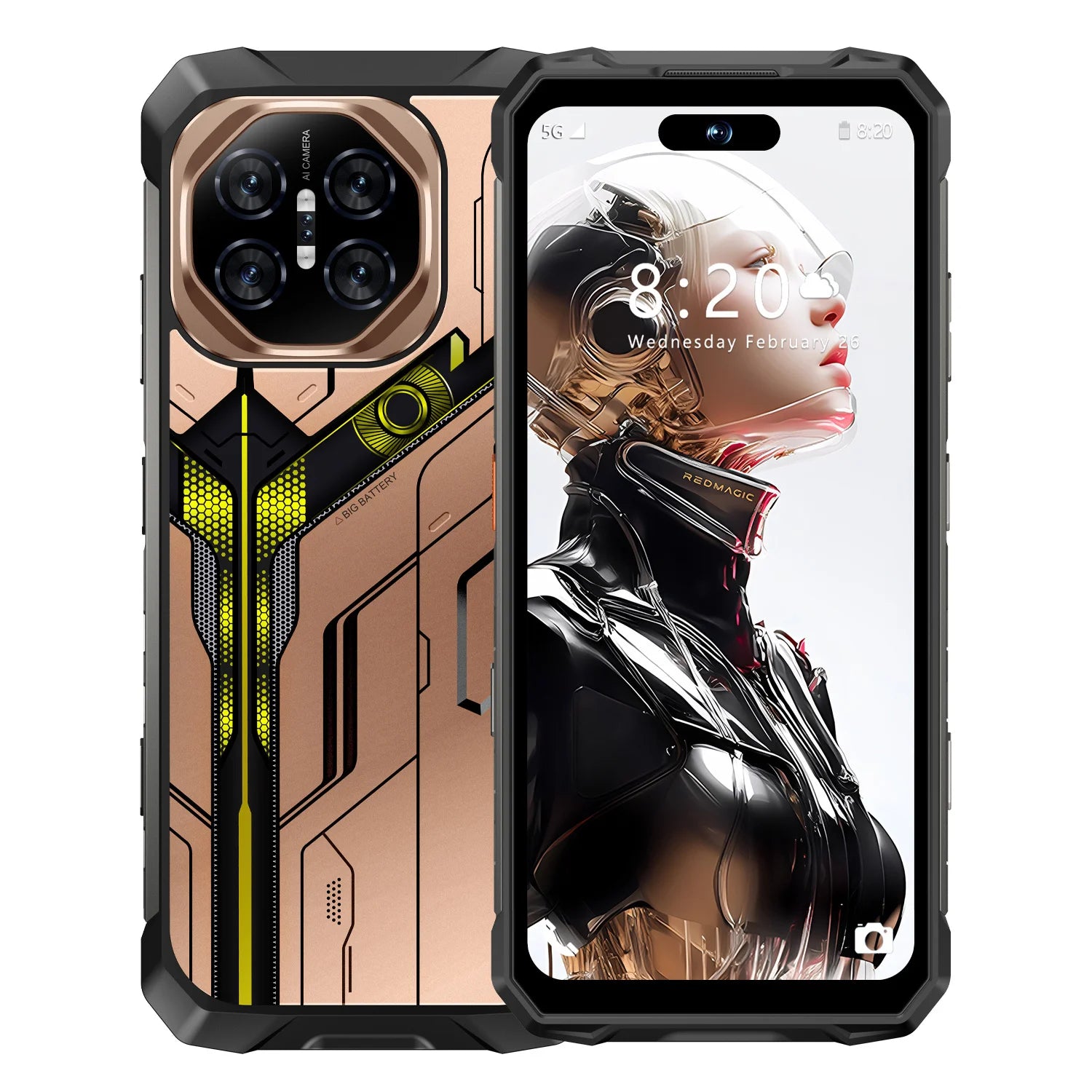 Tidesmit X27 Ultra 2026 gaming smartphone with 16GB RAM and 1TB storage running Android 15 5G