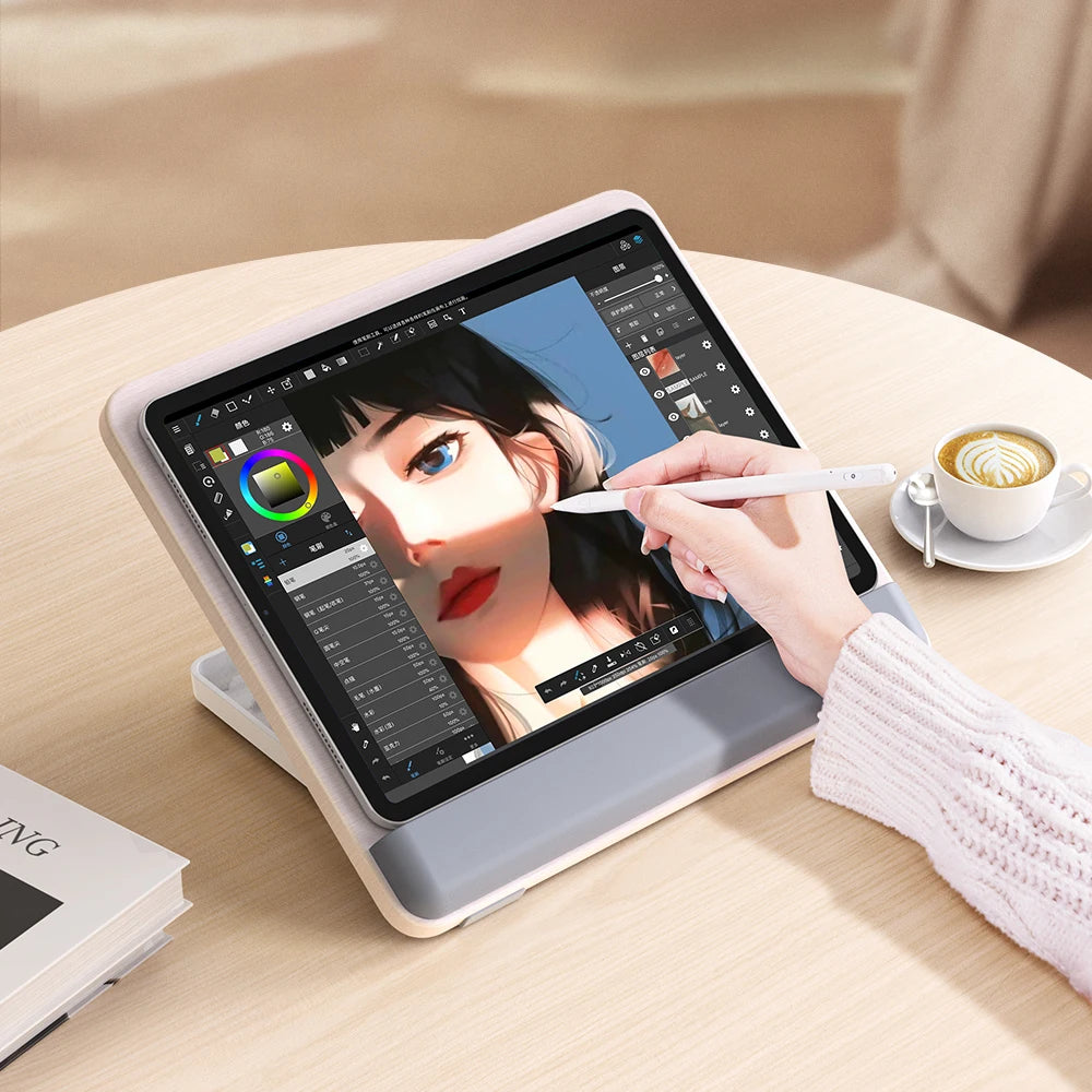 Feixiang P29 Foldable Tablet Pc Holder Ergonomic Tablets Riser Adjustable Tablet Stand Tidesmit