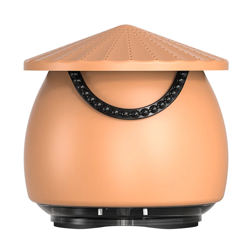 EWA A123 BT Speaker Mini Little Monk in Bamboo Hat Gift Wireless Portable Outdoor Stereo HD Sound Bass Cute Music Player My Store