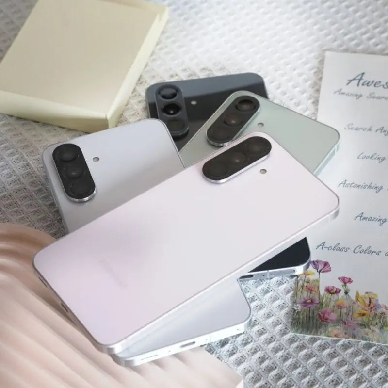 Close-up of Galaxy A56 5G side profile showing tactile volume buttons and premium metallic frame finish.