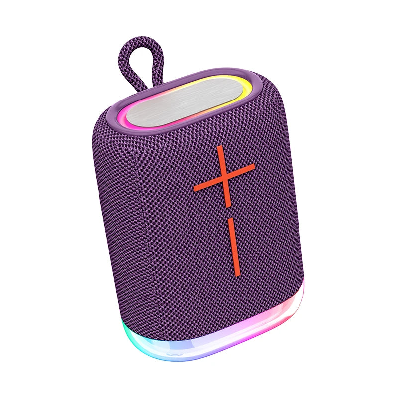 Bluetooth Speaker -High-End Quality Big Stereo Loud Car Super Bass Woofer Dj Wireless Sound Deep Speaker Tws Bt Waterproof Ipx RGB TF Mini LED