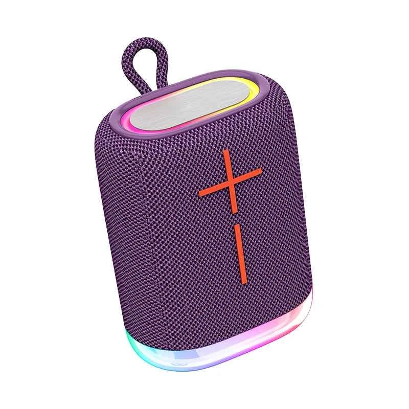 High-End Quality Big Stereo Loud Car Super Bass Woofer Dj Wireless Sound Deep Speaker Tws Bt Waterproof Ipx RGB TF Mini LED Purple My Store