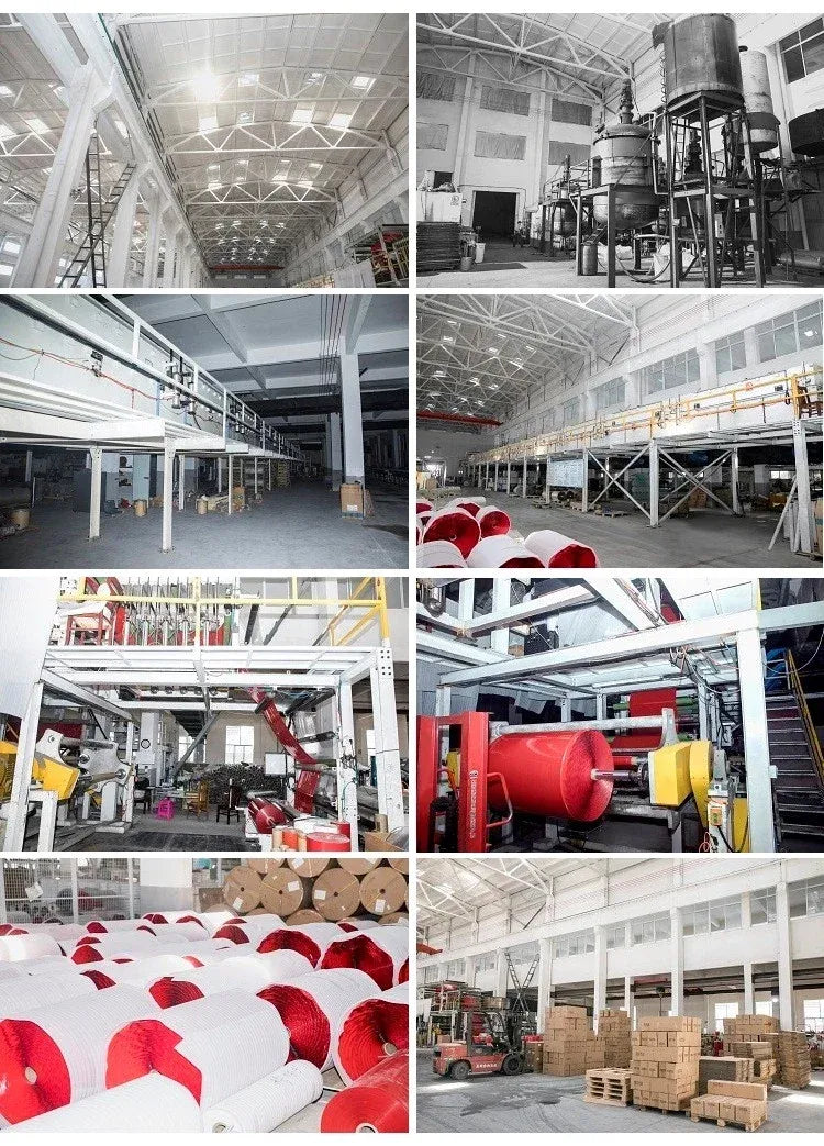UV-reactive slime ball manufacturing warehouse with industrial production machines