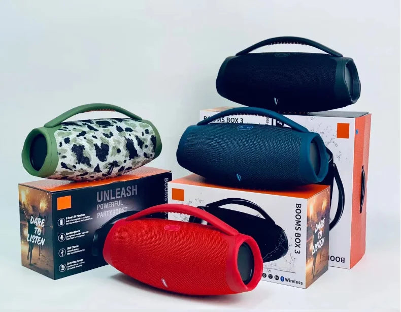 Extra Large 50CM 80W J-BL BOOMBOX3 Outdoor Portable Speaker with Heavy Bass Wireless Bluetooth Music and Long Battery Life My Store