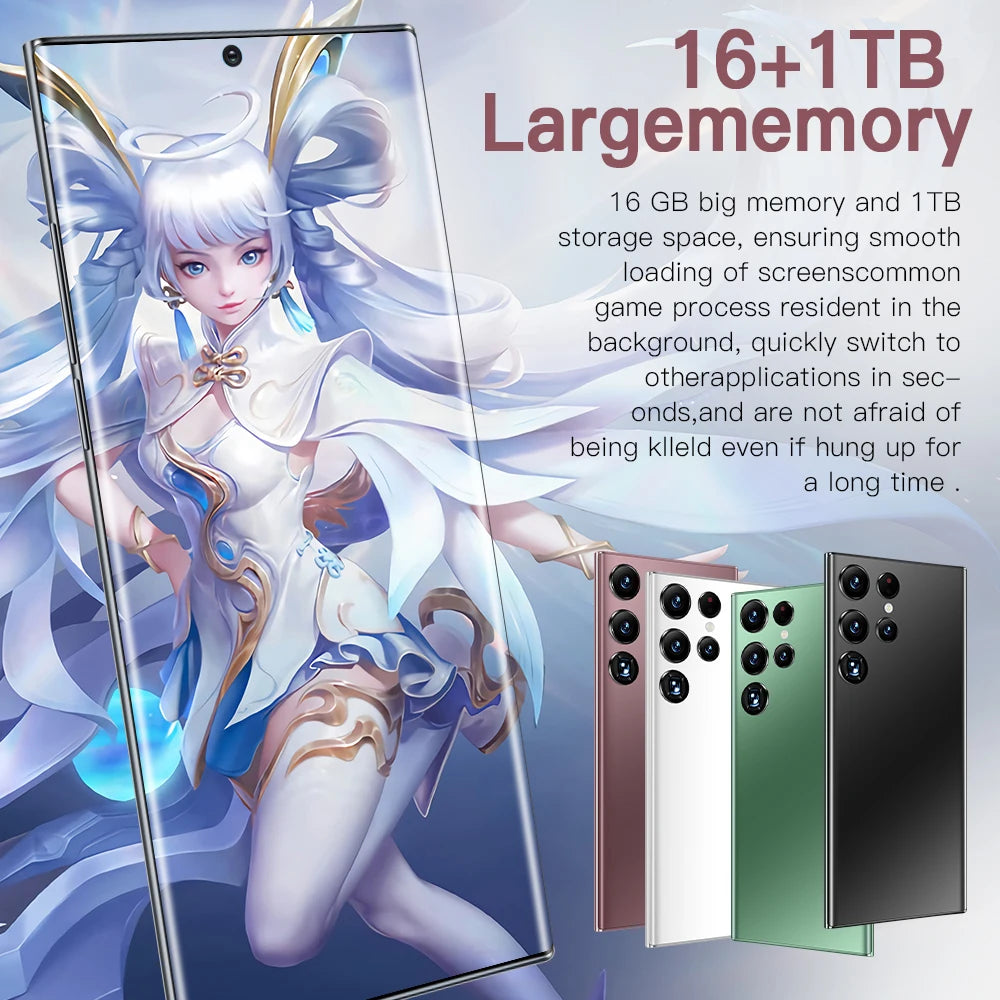 2023 Note 20 Ultra New 7.3inch Smartphone 4g 5g Unlocked Android Mobile Original Cellphone Cell Smart Phone - Tidesmit