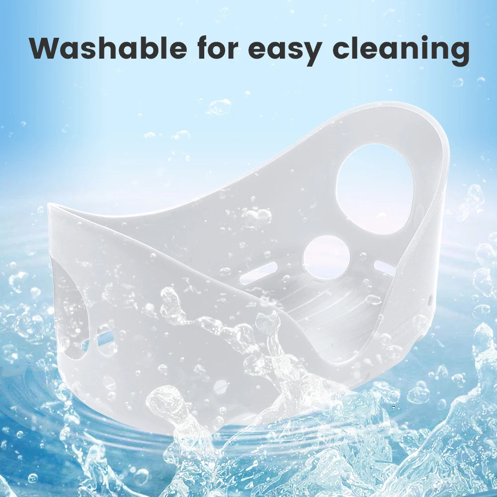 Silicone Protective Cover Shell Case for Oculus for Quest 2 Anti-Scratches VR Head Cover Accessory Tidesmit