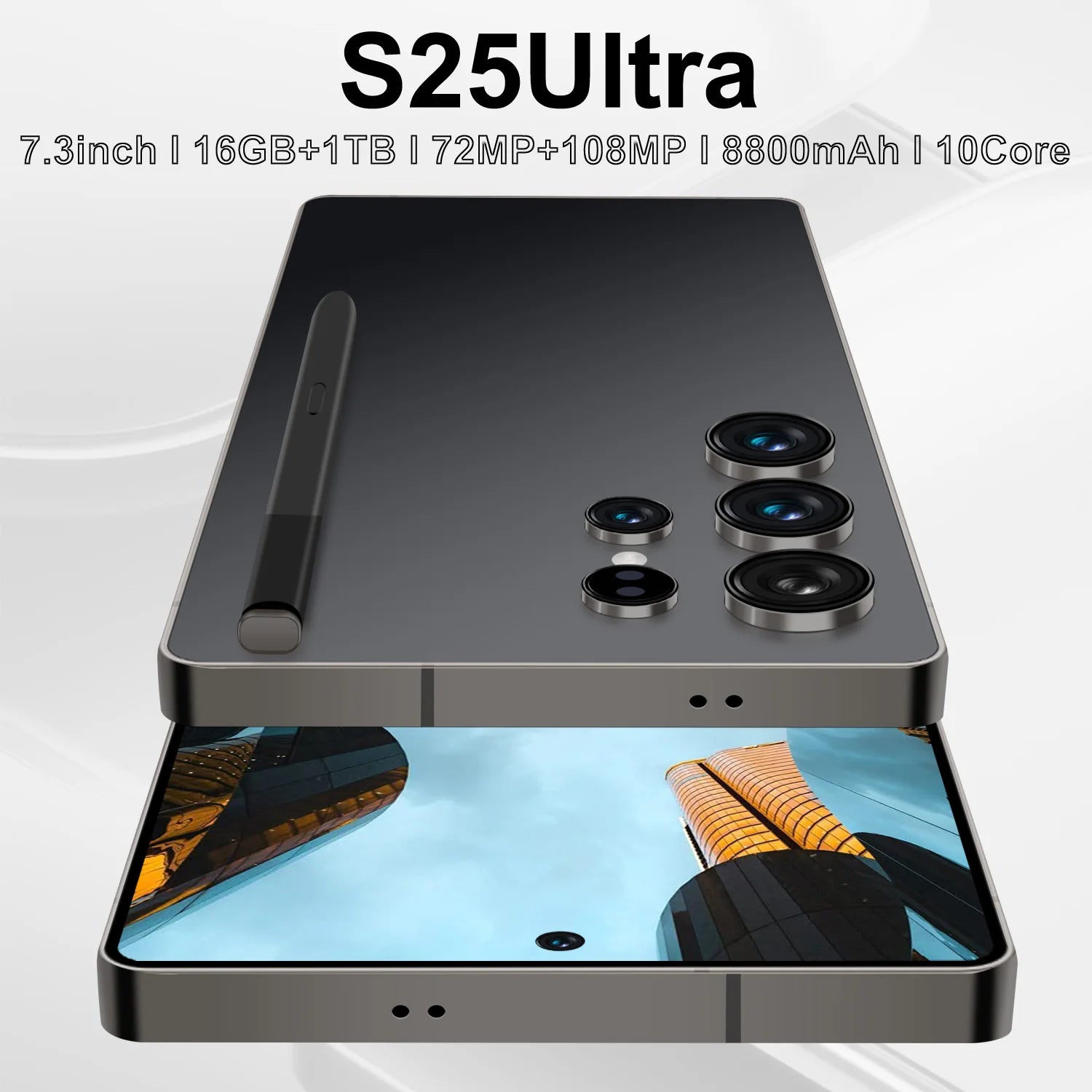 Hot Selling S25 ULTRA 16GB+1TGB 7.3 Inch Phone Original Full Display Android 14.0 Mobile Cell Smart Phone - Tidesmit