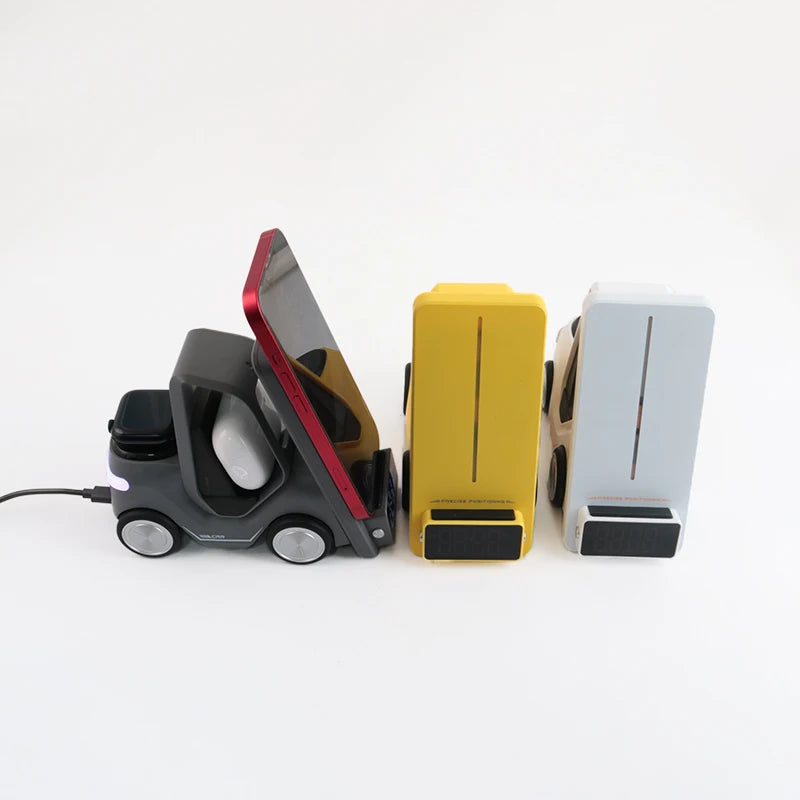 Multifunction 15W Wireless Charger 5 in One Fast Charger with Phone Watch and Headphones with Truck New Shape Tidesmit