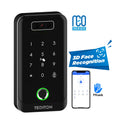 Waterproof Other Access Control Products Keypad Biometric Door Access Control Security Kit Nfc Rfid Card Access Control System Wi-Fi 100 APP+Fingerprint +Face+ Code|English Tidesmit