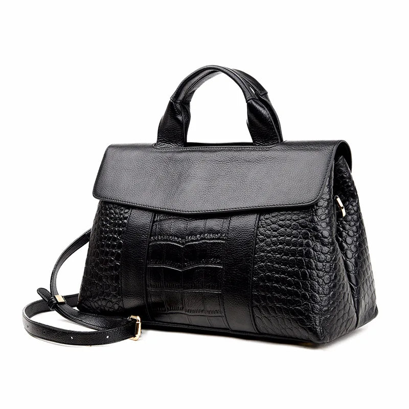 Hot Selling Fashion Genuine Leather Designer Crossbody Luxury Purse Hand crocodile Bags Women Ladies Handbags