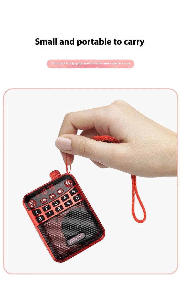 Bluetooth Speaker -M-39 Portable for Bluetooth Card Speaker with Flashlight Function Wholesale Radio for Seniors Singing Opera Storytelling