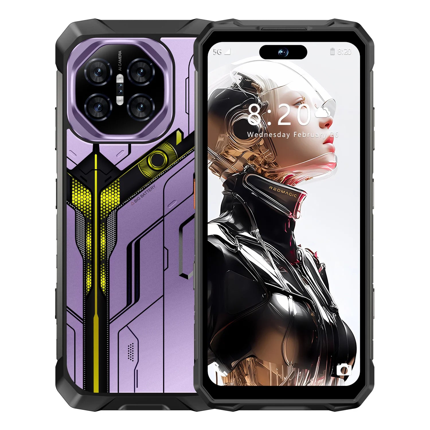 Tidesmit X27 Ultra Android smartphone with 7.2 inch display, deca core processor, and 16GB RAM for multitasking.