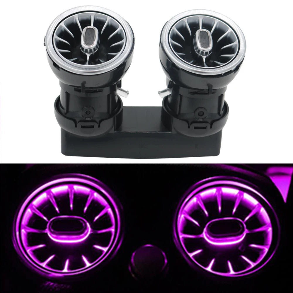Mercedes-Benz W213 Ambient LED Air Vents with 3D Rotating Speaker W213 Rear vent Tidesmit