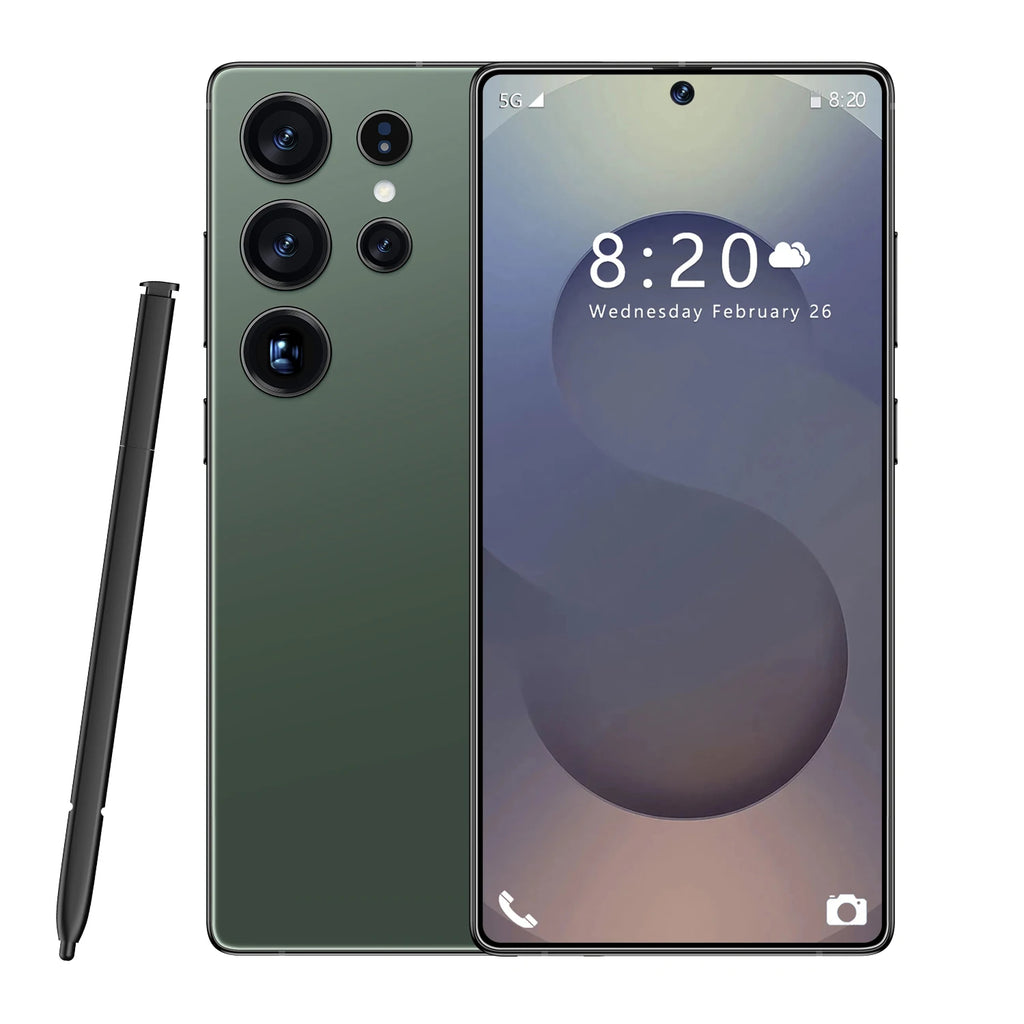 Android 16 5G Smartphone - 7.3 Inch AMOLED Display 16GB RAM 1TB Storage Green 16g Tidesmit