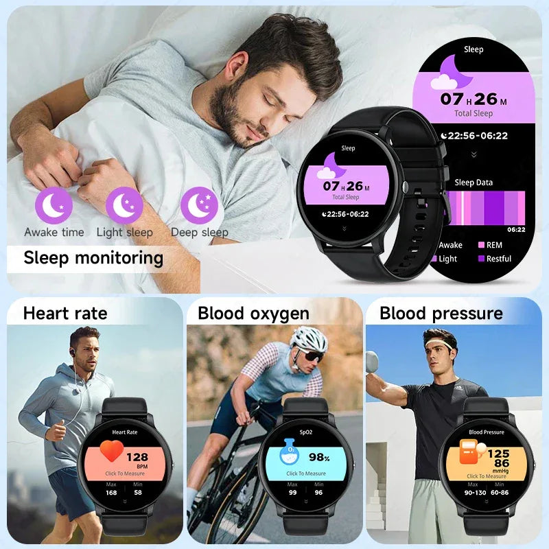 LIGE BW0905 Dial Answer Phone Call Al Voice Assistant Fitness Intellect Watch Multisport tracker Watch Smart Android Ios - Tidesmit