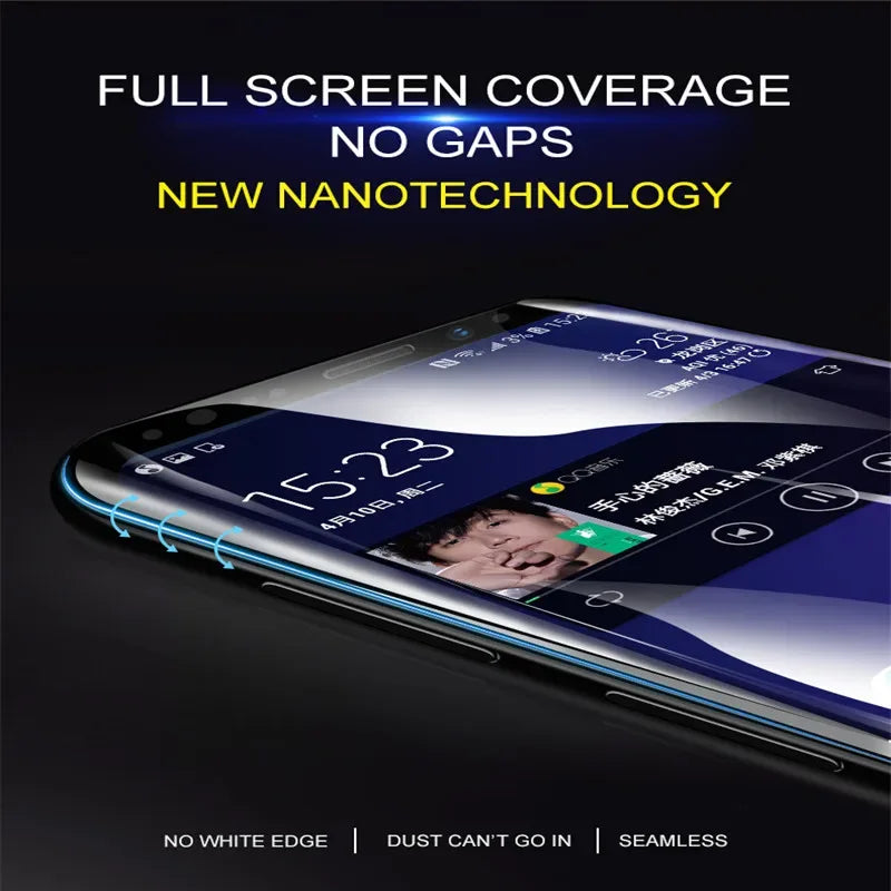 Samsung Galaxy Hydrogel Screen Protector 3-Pack - Case Friendly HD Film Tidesmit