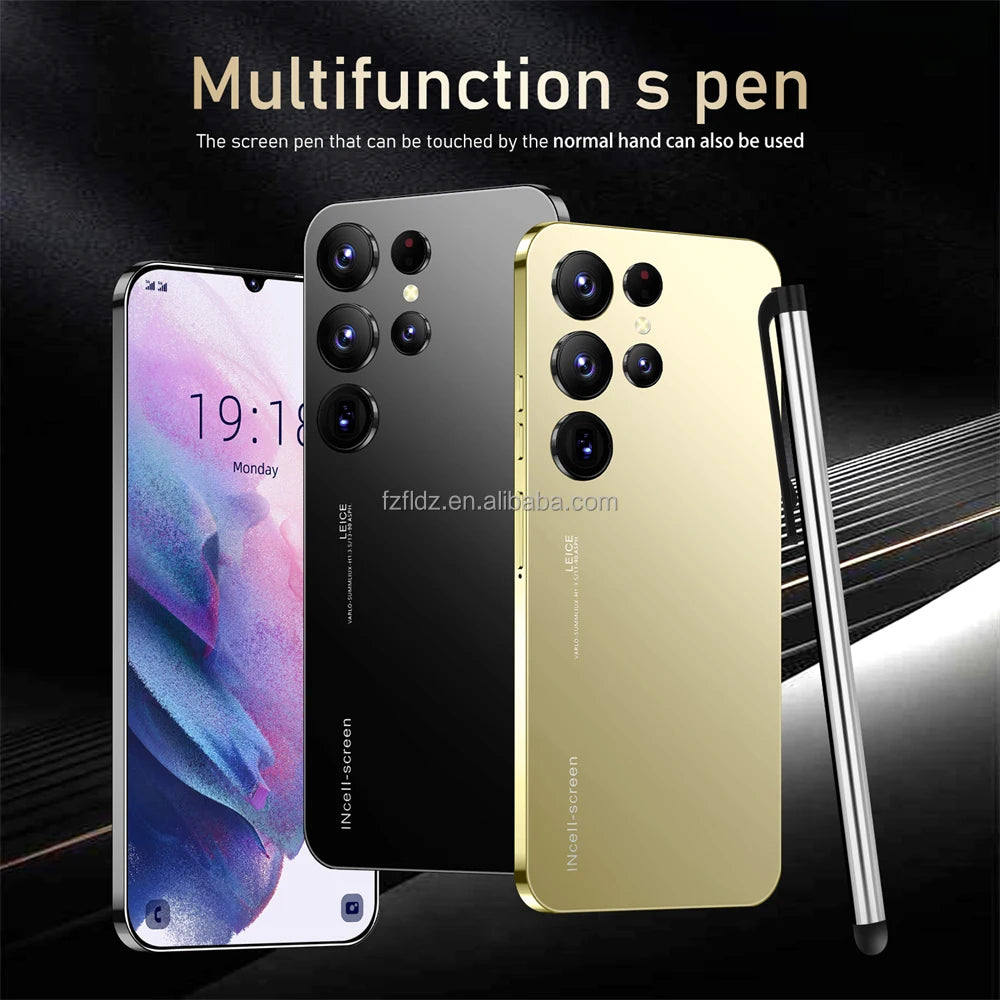 Tidesmit S24 Ultra 5G smartphone with 7.3 inch HD screen 16GB RAM and 1TB storage in sleek premium design