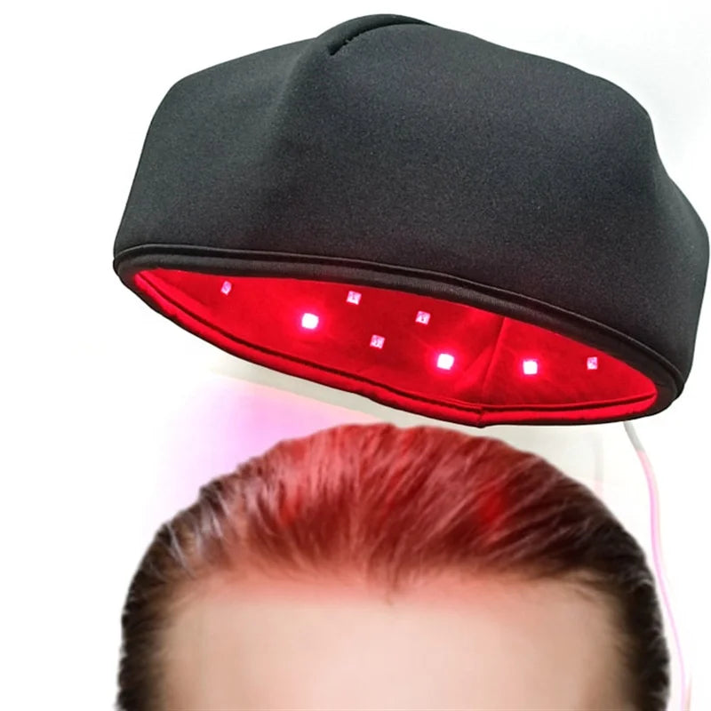 Infared Phototherapy Led Devie Devices 850nm Nir Infra Red Near Infrared Helmet Light Therapy Hat Cap for Hair Growth Regrowth Tidesmit