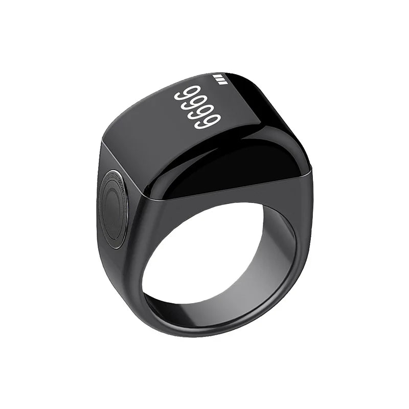 Middle East Best Seller Waterproof NFC Smart Ring with Sleep Tracker IOS Compatible for Bluetooth APP Connected Zinc alloy qb702 black 22mm Tidesmit