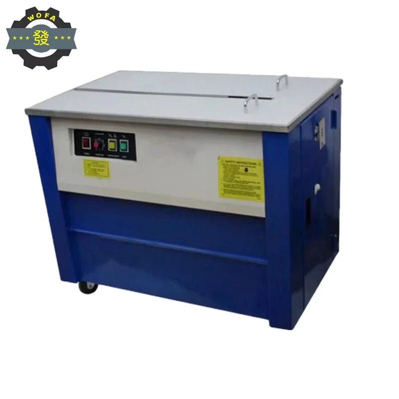 JIAHE New Hot Melt Double Motor Baler Semi-automatic Fruit Carton pp Tape Strapping Machine Packing Machine