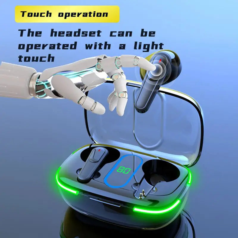 Hot New Gaming Tws Pro70 Bt 5.3 Wireless Earbuds 8d HiFi Bass Stereo Wireless Headsets Music in Ear Headphone Earphones Tidesmit