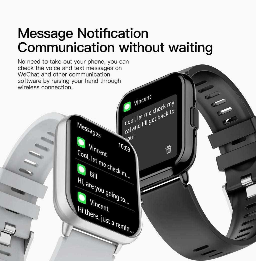 Z169 Men Women's Sport Smartwatch 1.83Inch Waterproof Call Health Monitoring Alloy Sleep Tracker Smart Watch 2025 - Tidesmit