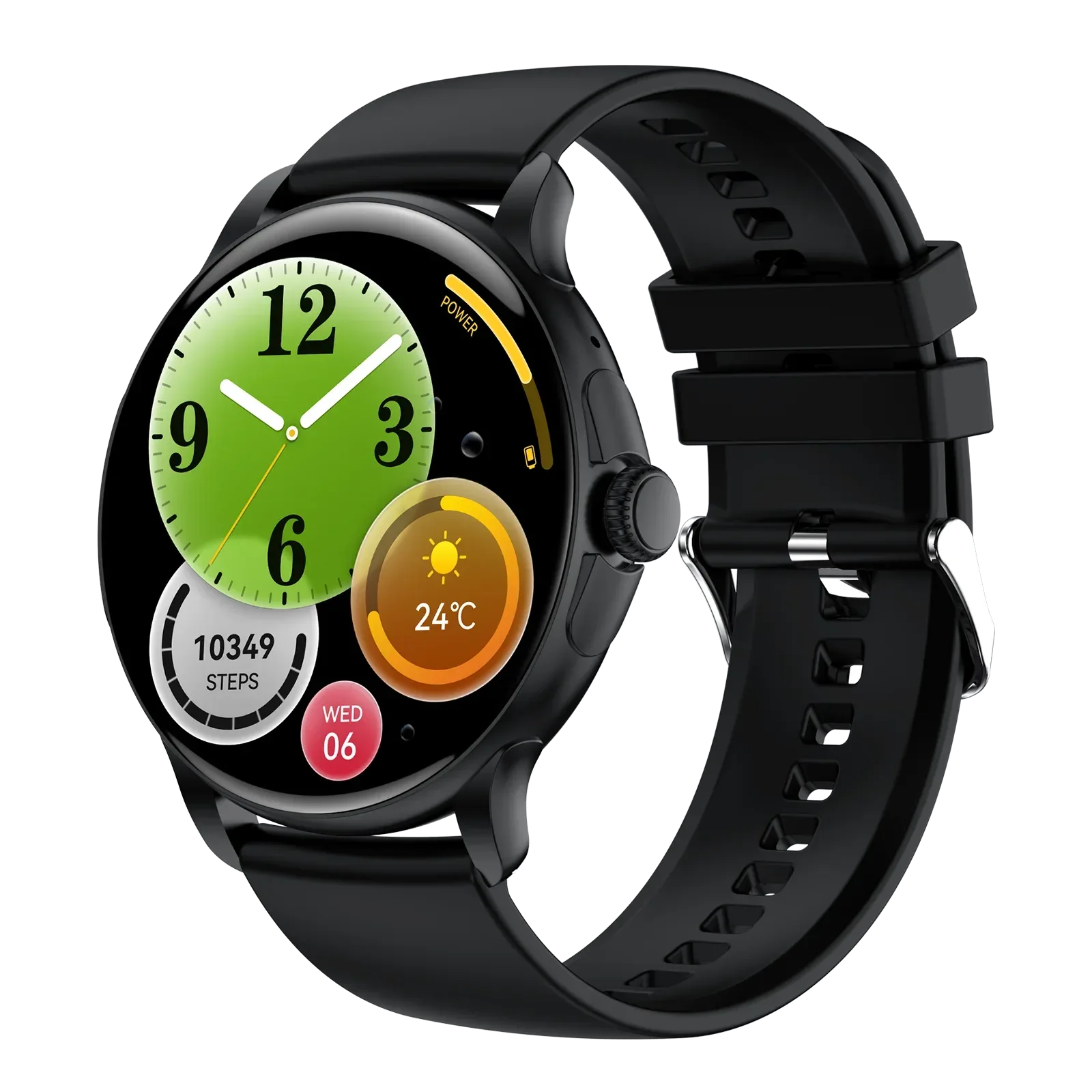 HK49 Fashion for Bluetooth Smart Watch Fitness Tracker AMOLED Screen Waterproof Heart Rate Monitor Magnetic Activity Tracker - Tidesmit