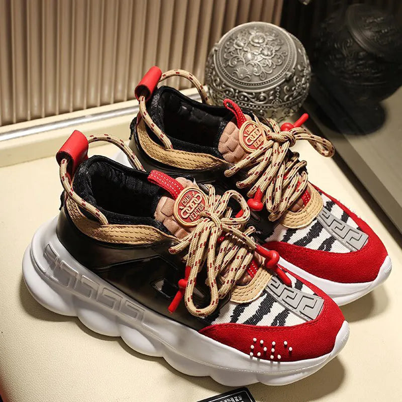 Designer Fashion Men's & Women's Luxury Casual Sneakers Retro Style Running Walking Shoes for Summer High Quality Tenis Zapatos
