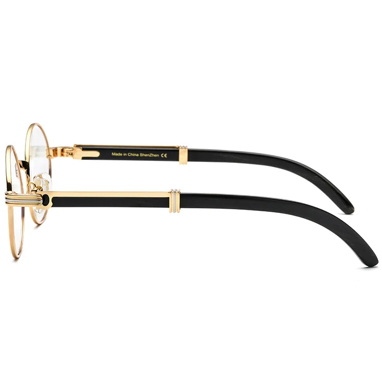 Luxury Optical Eyeglasses Frames High-End Buffalo Horn Metal Elegant and Durable