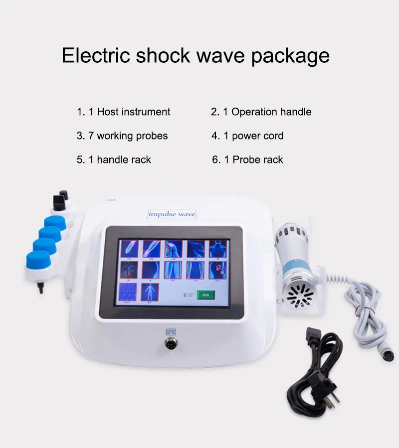 Shockwave Therapy Machine for Back Pain Relief | Portable Electric Massager Massage Chairs Tidesmit