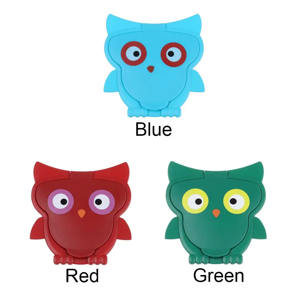 1Pcs Useful Self-Adhesive Cartoon Cute Owl Baby Wet Wipes Lid Portable Child wipe Tissues Reusable Paper Cover