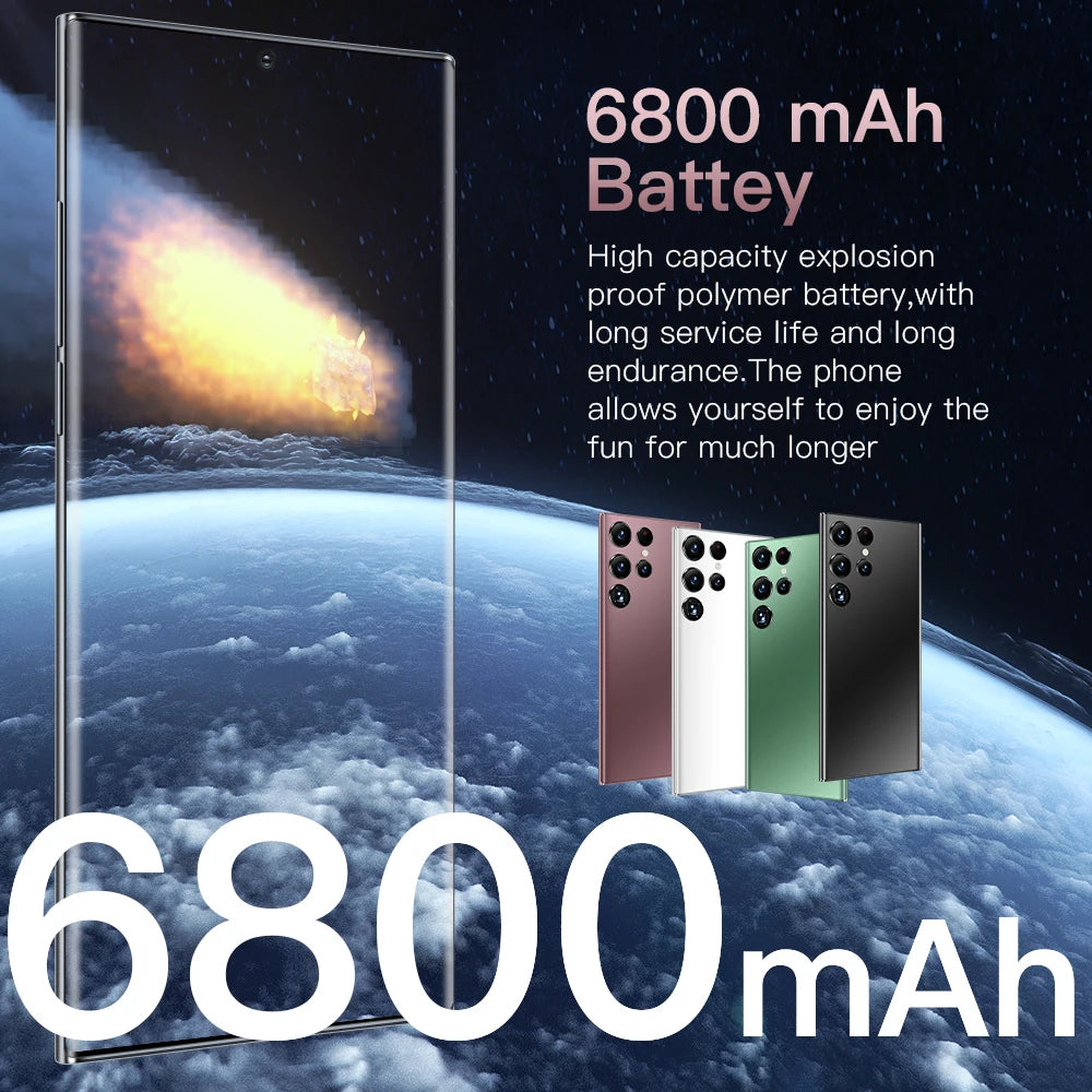 2023 Note 20 Ultra New 7.3inch Smartphone 4g 5g Unlocked Android Mobile Original Cellphone Cell Smart Phone - Tidesmit