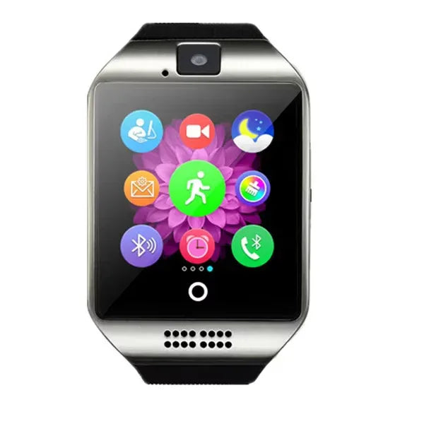 Q18 Smart Watch Waterproof With Camera Micro SIM TF Card Slot Fitness Activity Tracker Sport Watch for Ios Android - Tidesmit