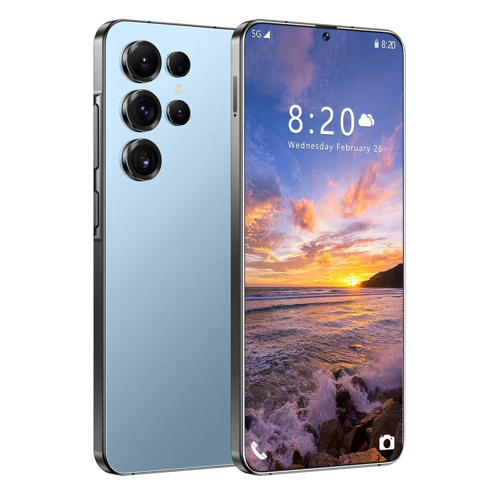 Smart Phone 2025 Cellphone S25 Ultra 7inch Unlocked Dual Card 5G Phones Android 14.0 Mobile Phones - Tidesmit