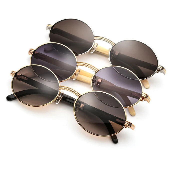 China Fashion Designer Buffalo Horn Glasses Trendy High Quality  Luxury Private Label Sunglasses for Men Sun Glasses